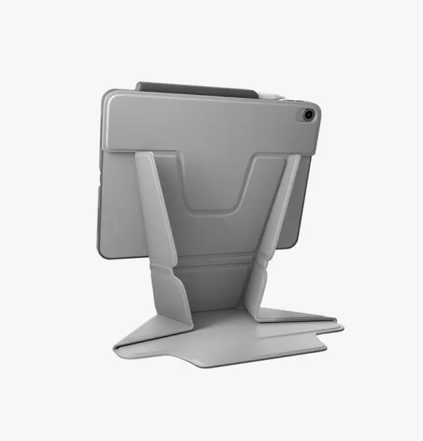 UNIQ RYZE 360 WITH BUILT-IN PENCIL HOLDER PROTECTIVE CASE WITH INTEGRATED STAND FOR 2024 IPAD AIR 11'' 6TH GEN | GREY